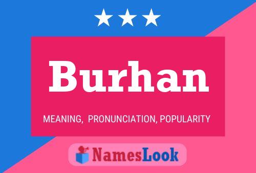 Burhan 名字海报