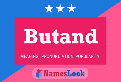 Butand 名字海报