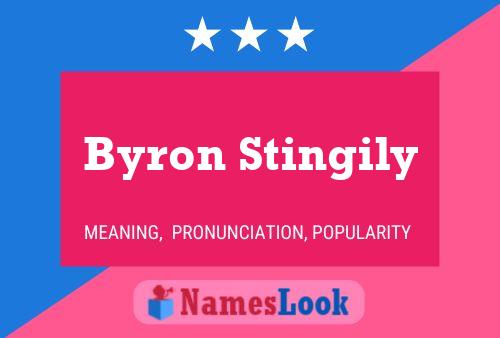 Byron Stingily 名字海报