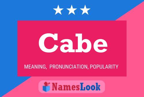 Cabe 名字海报