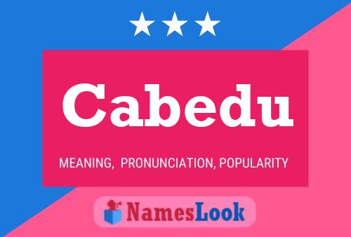 Cabedu 名字海报