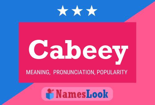 Cabeey 名字海报