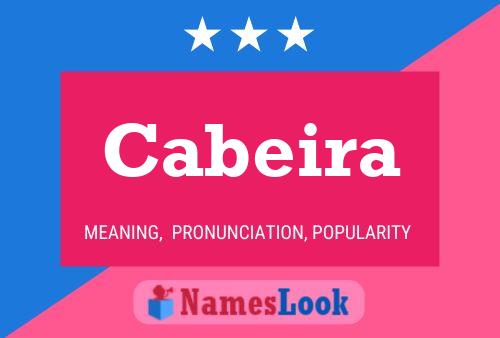 Cabeira 名字海报