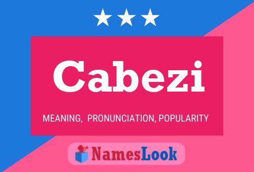 Cabezi 名字海报