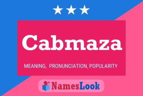 Cabmaza 名字海报