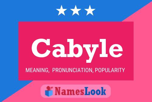 Cabyle 名字海报