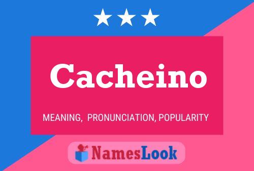 Cacheino 名字海报