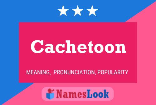 Cachetoon 名字海报