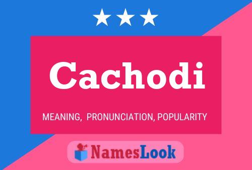 Cachodi 名字海报