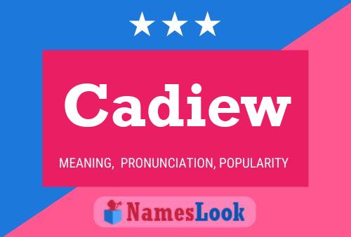 Cadiew 名字海报