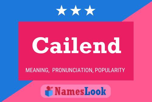 Cailend 名字海报