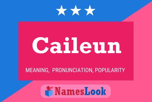 Caileun 名字海报