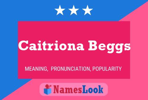 Caitriona Beggs 名字海报