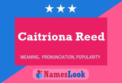 Caitriona Reed 名字海报