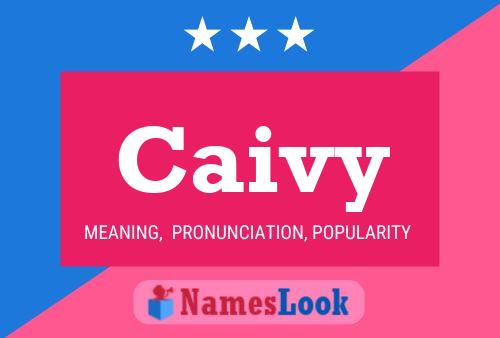 Caivy 名字海报