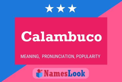 Calambuco 名字海报