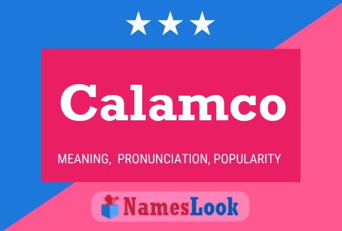 Calamco 名字海报