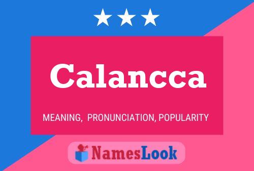 Calancca 名字海报