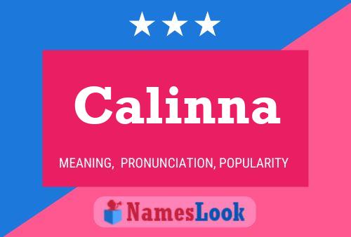 Calinna 名字海报