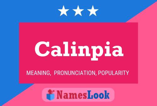 Calinpia 名字海报