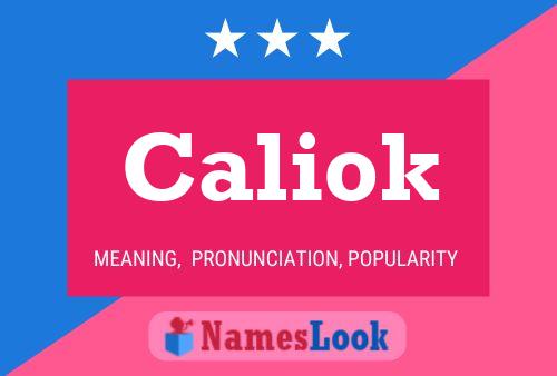 Caliok 名字海报