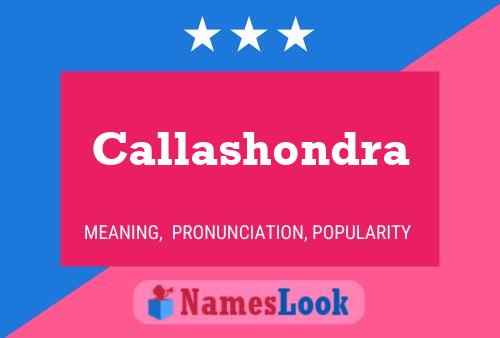 Callashondra 名字海报