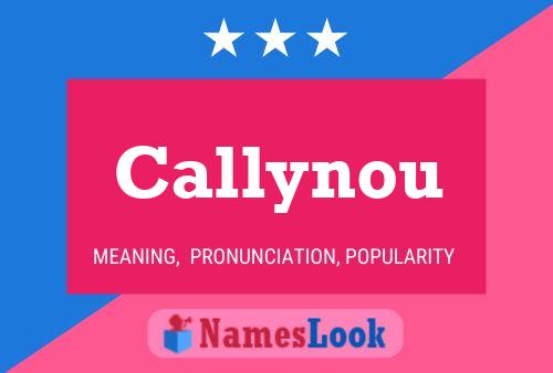 Callynou 名字海报