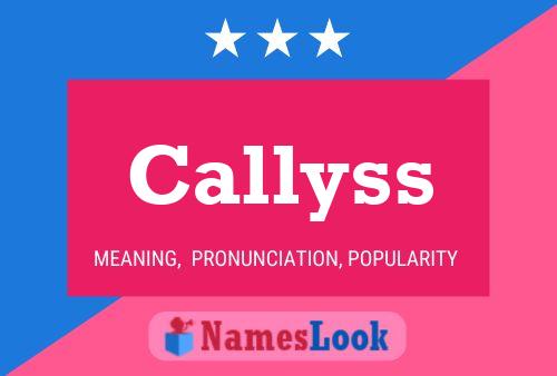 Callyss 名字海报