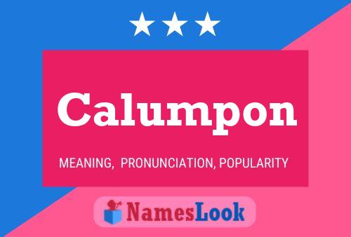 Calumpon 名字海报