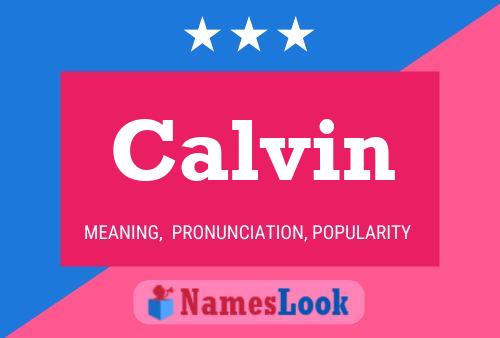 Calvin 名字海报