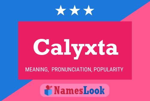 Calyxta 名字海报