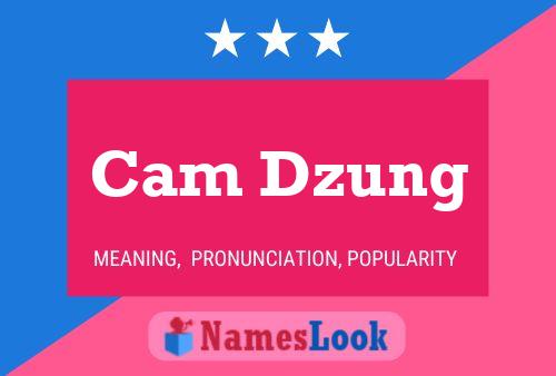 Cam Dzung 名字海报