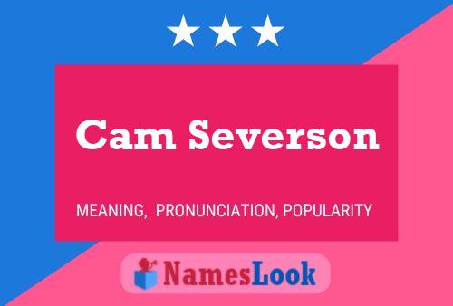 Cam Severson 名字海报