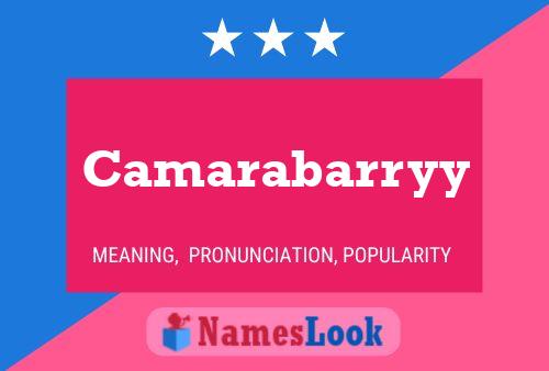 Camarabarryy 名字海报