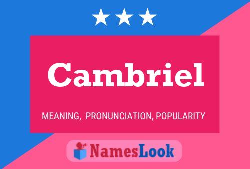 Cambriel 名字海报