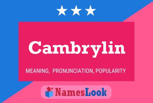 Cambrylin 名字海报