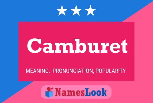 Camburet 名字海报