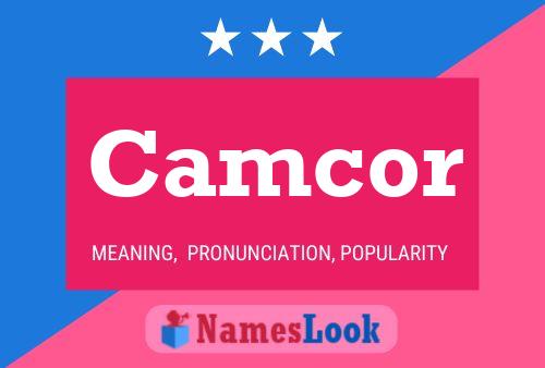 Camcor 名字海报