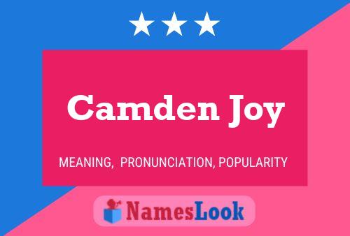 Camden Joy 名字海报