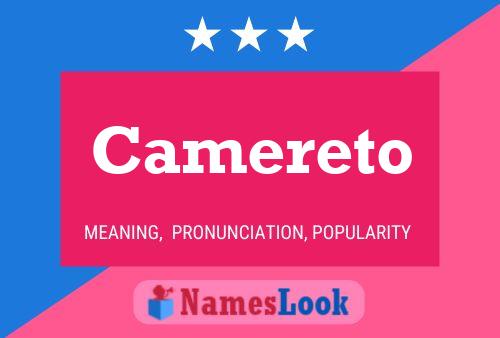 Camereto 名字海报