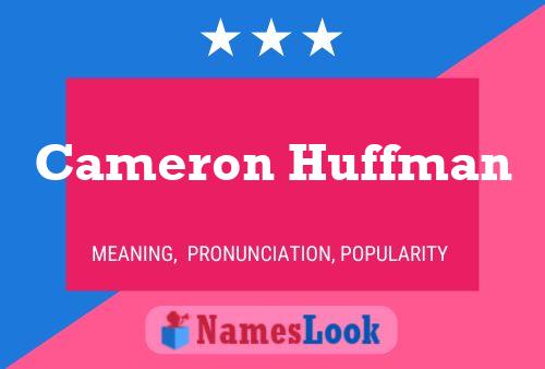 Cameron Huffman 名字海报