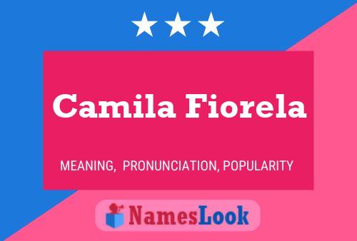 Camila Fiorela 名字海报