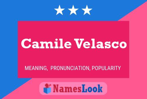 Camile Velasco 名字海报