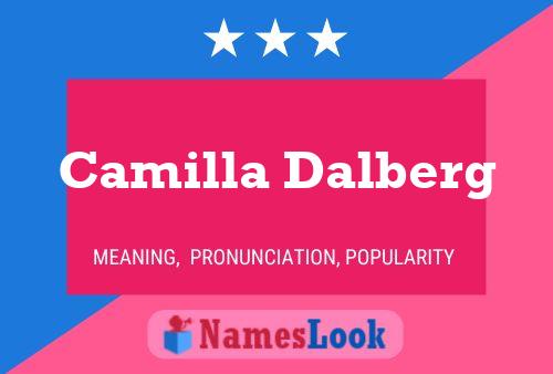 Camilla Dalberg 名字海报