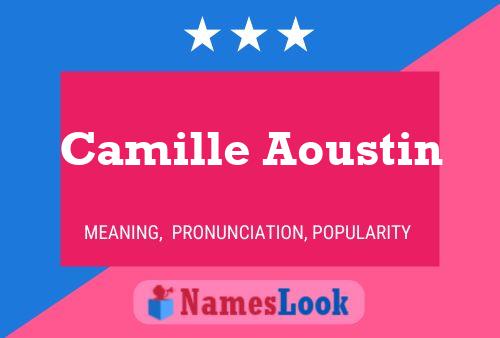 Camille Aoustin 名字海报