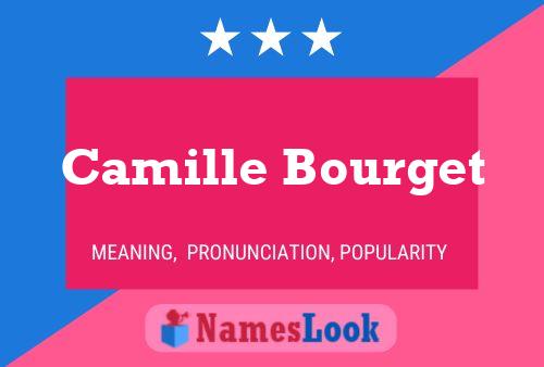 Camille Bourget 名字海报