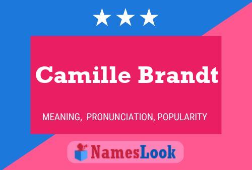 Camille Brandt 名字海报