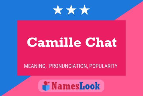 Camille Chat 名字海报