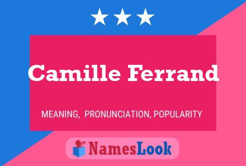 Camille Ferrand 名字海报