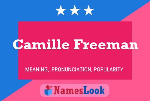 Camille Freeman 名字海报